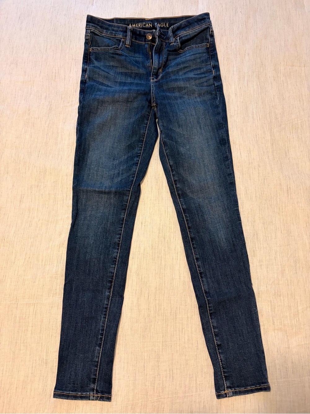 American Eagle Outfitters Classic Dark Blue Skinny Jeans